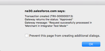 Moduslink Chargent Order Successful