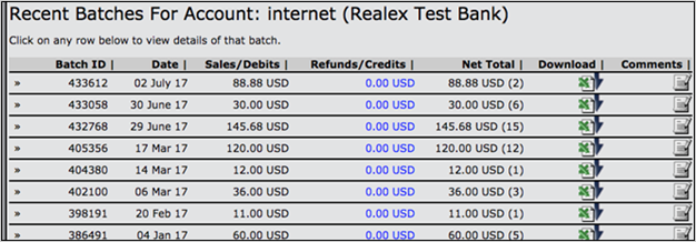 test bank
