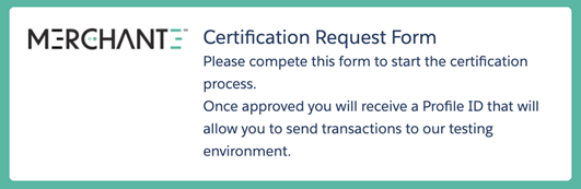 MerchantE Certification